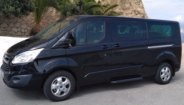 How much does 8 seater car hire cost in Alicante ALC airport?