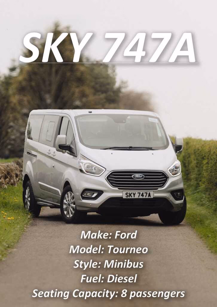 What sizes of minibuses are available in Kirkcaldy?