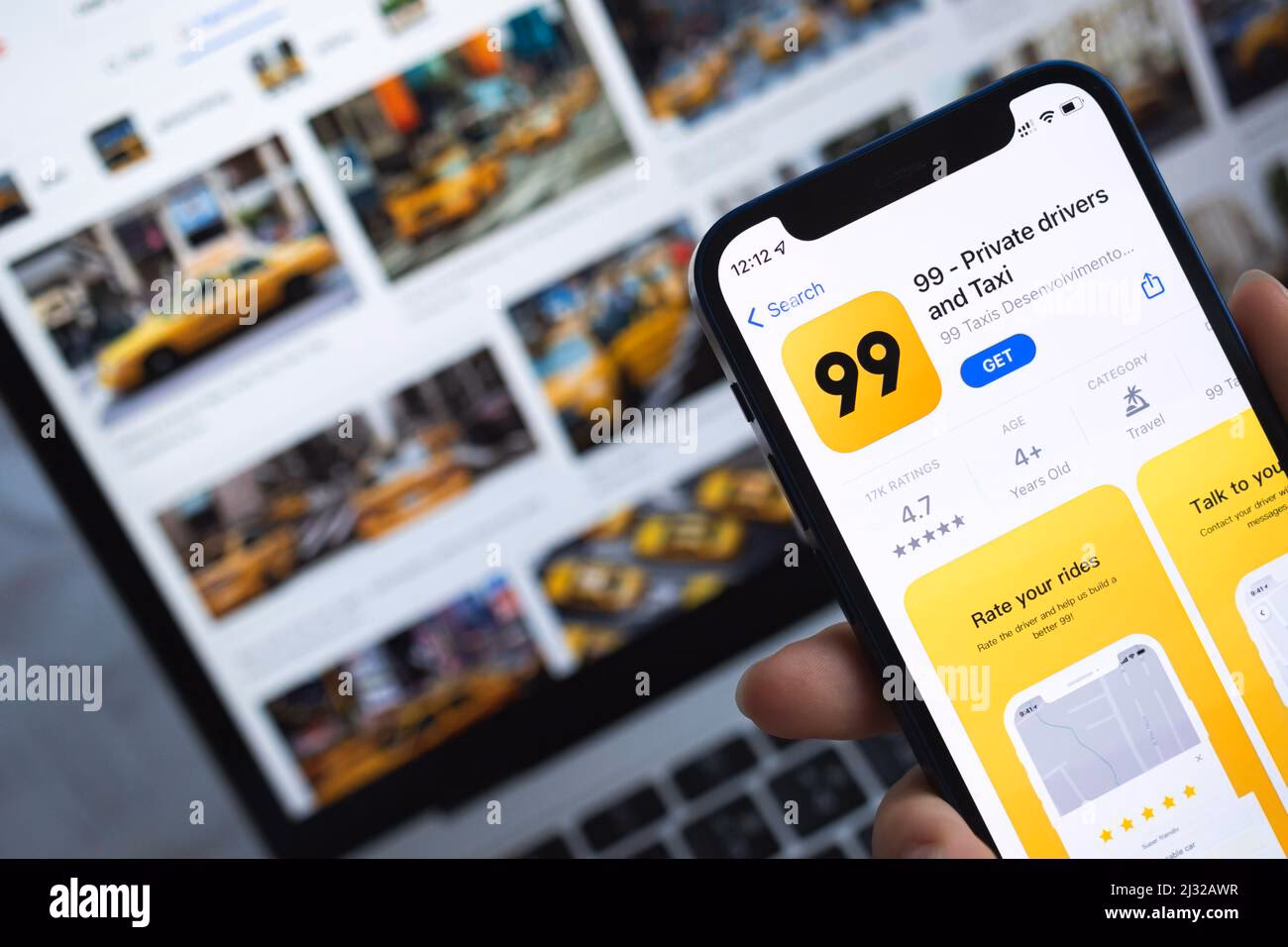 Who owns 99 taxis in Brazil?