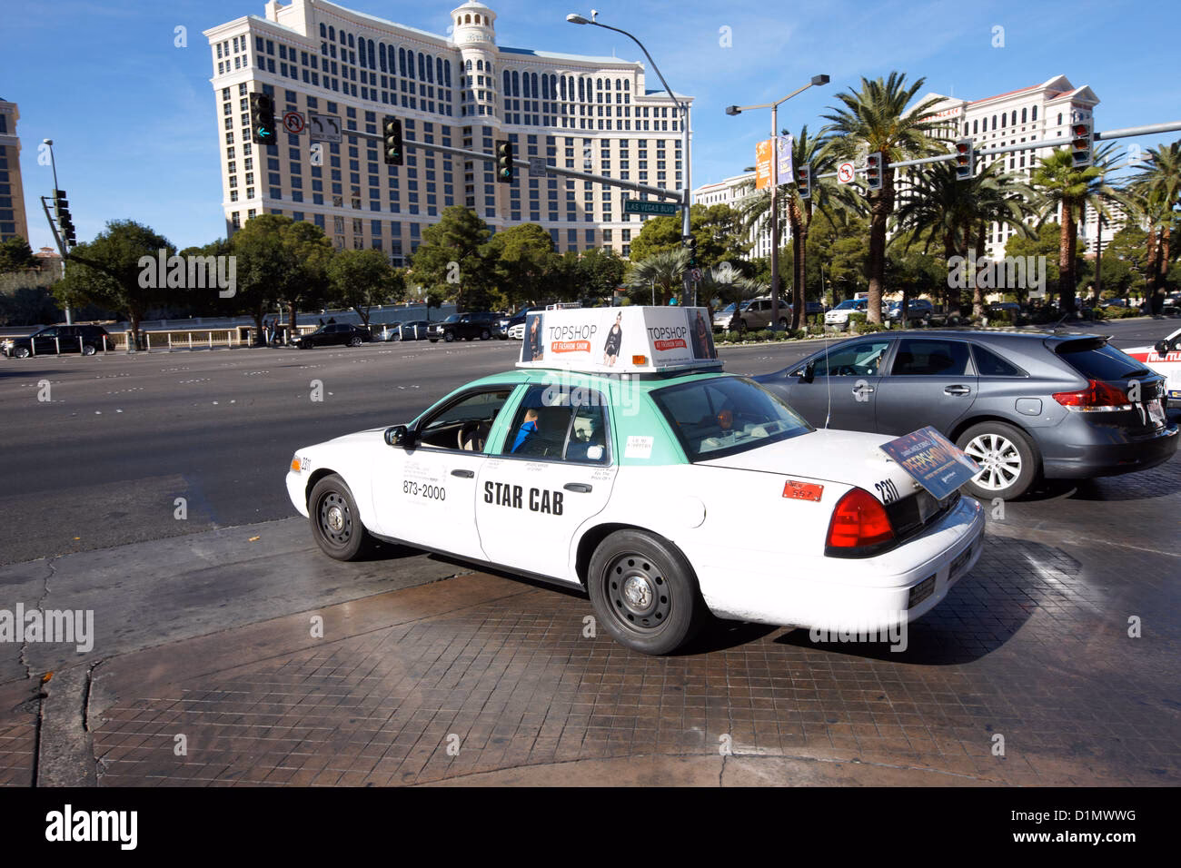 How much does a taxi cost in Las Vegas?