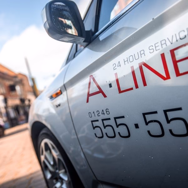 Where is a line taxi in Farnborough?