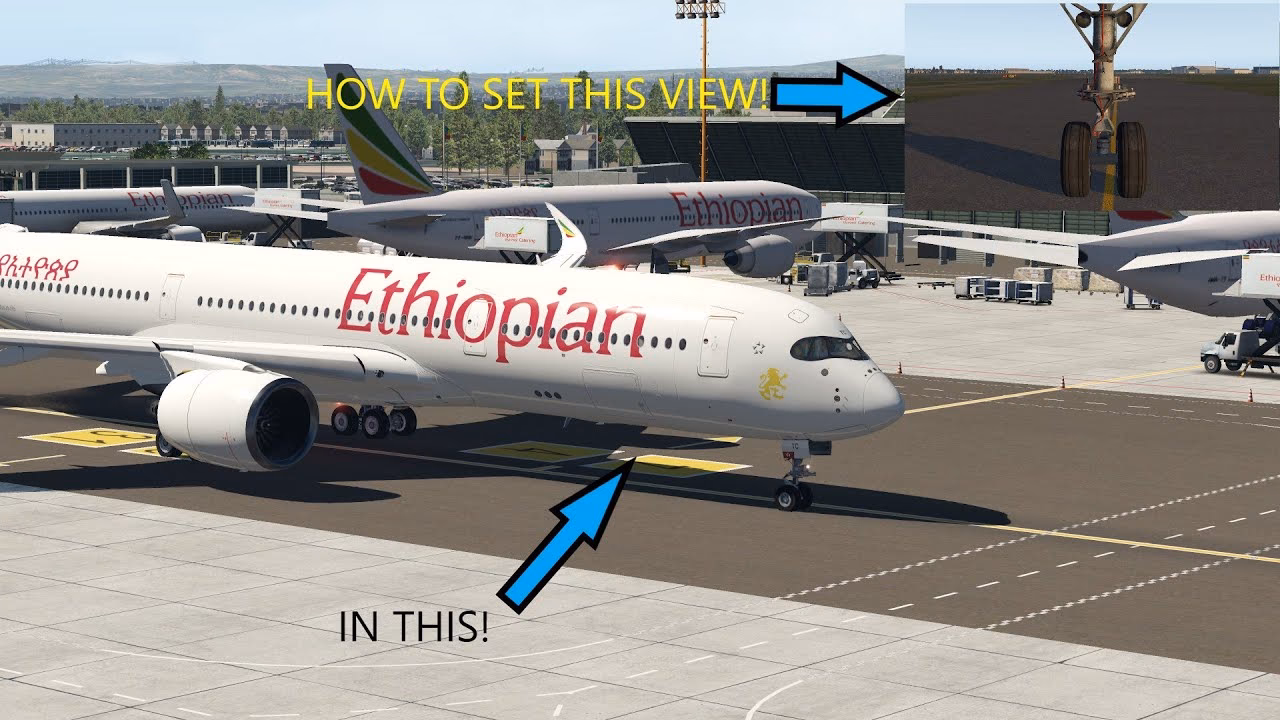 Does the advanced A350 have a taxi camera?