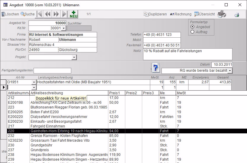 Wie kann ich meine Krankenfahrten abrechnen?