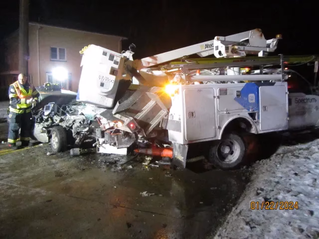 Was a pedestrian hit by a bus outside a hospital in Kent?