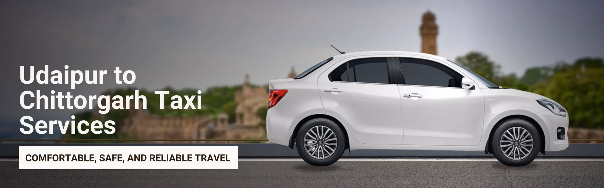 How to book a cab from Udaipur to Chittorgarh?