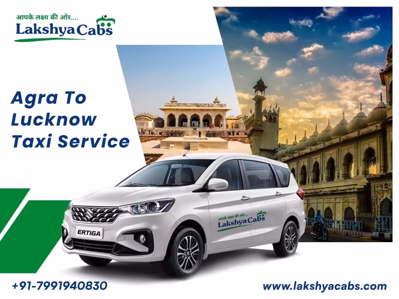 How far is Lucknow from Agra Cantt?