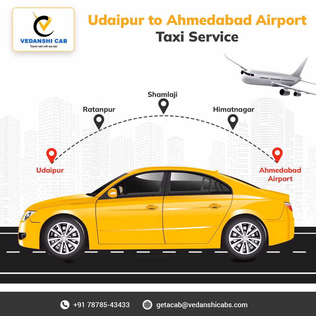 What is one way car rental from Ahmedabad to Udaipur?