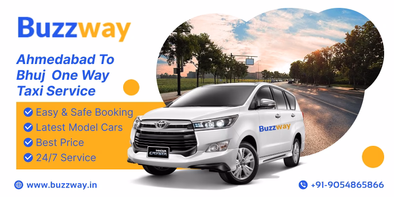 How to get a cab from Ahmedabad to Bhuj?
