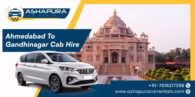 How much does a cab from Ahmedabad to Gandhinagar cost?