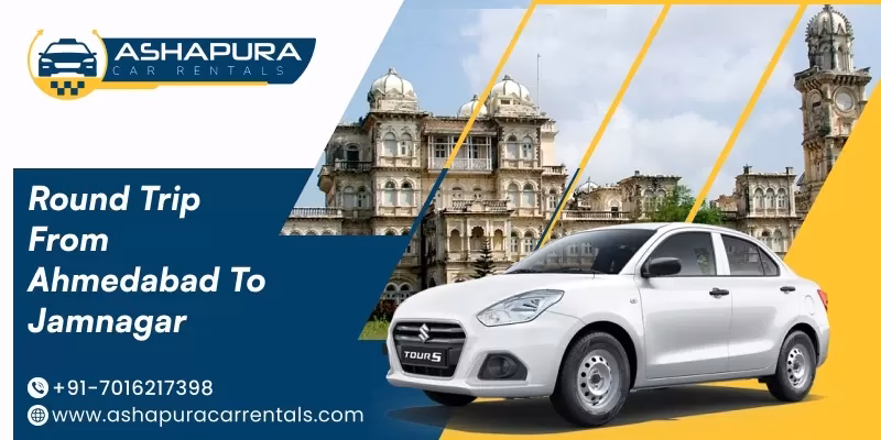 What is one way taxi from Ahmedabad to Jamnagar?