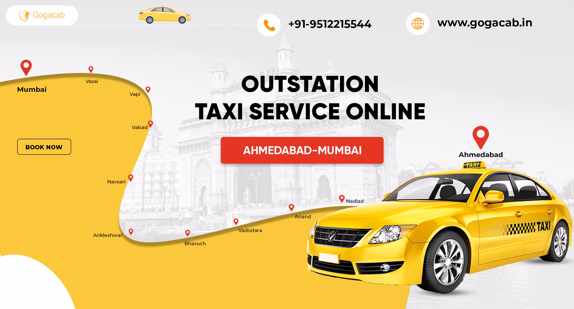 How to book a taxi in Ahmedabad?