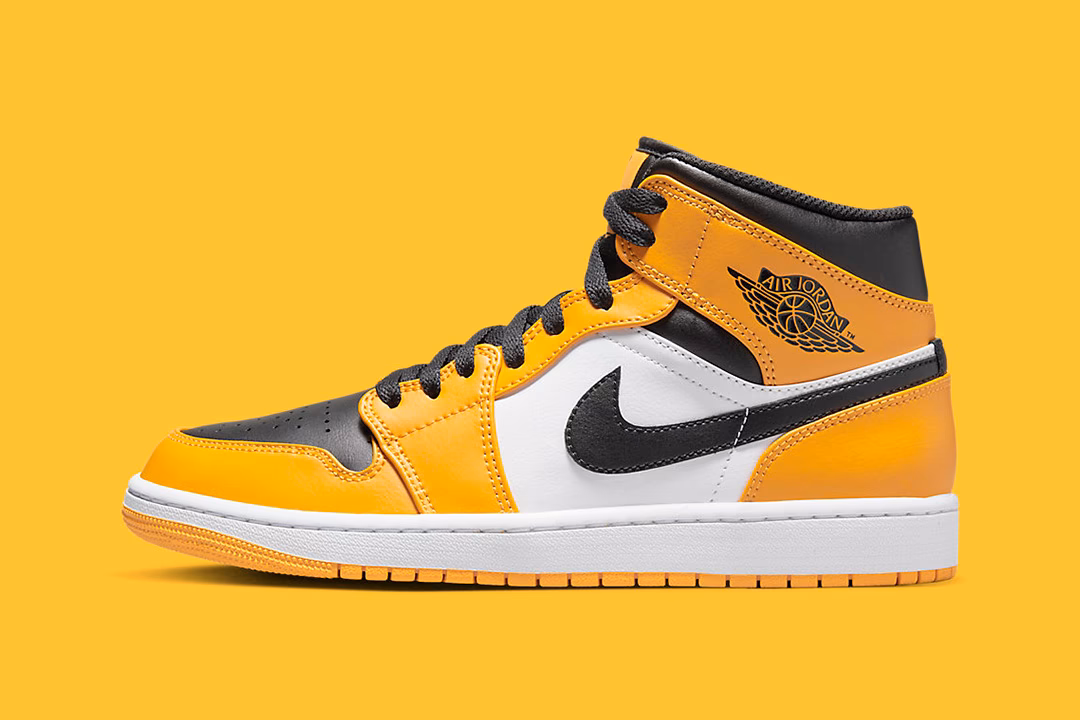 When does the Air Jordan 1 mid 'taxi' drop?