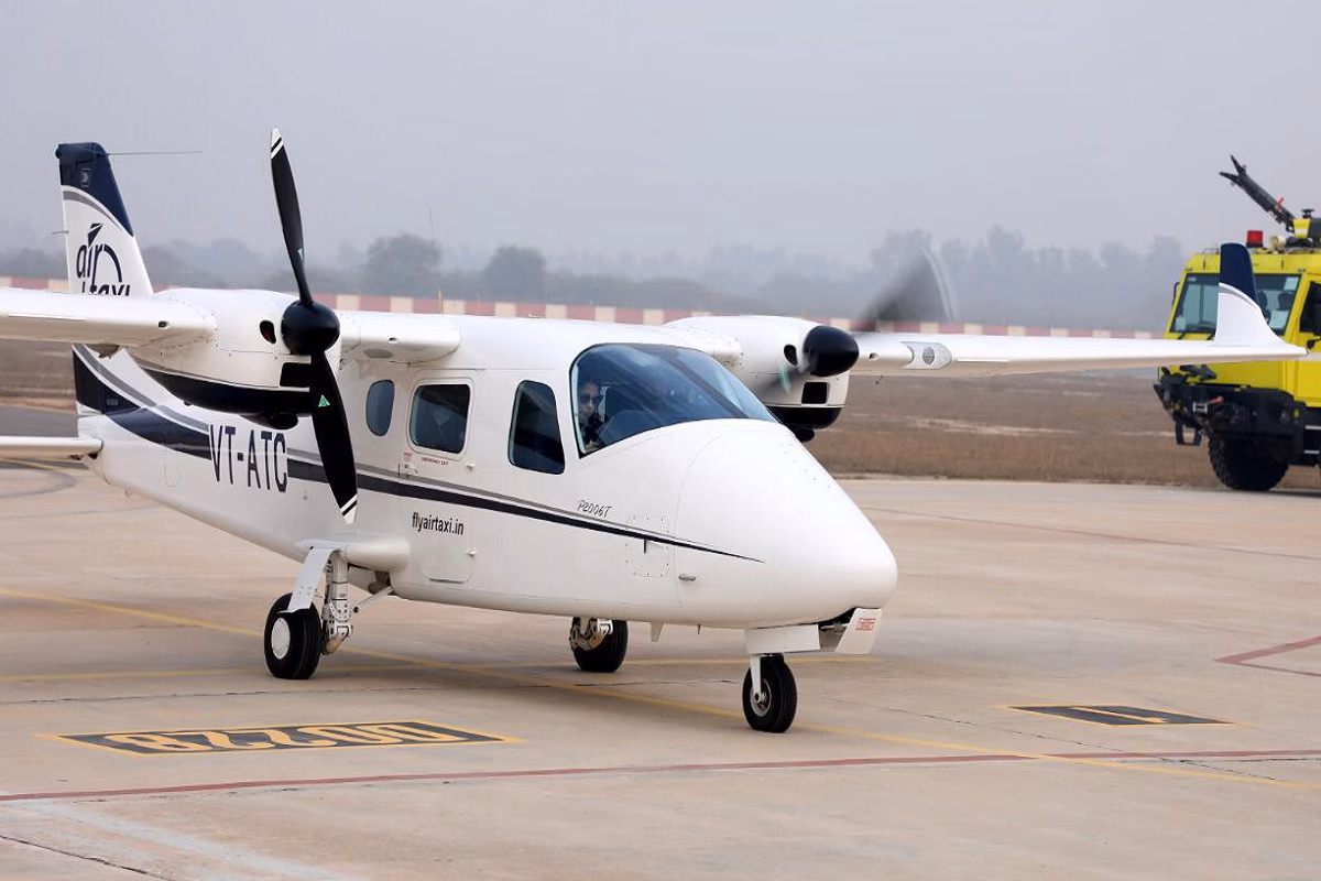 What is the first air taxi service in India?