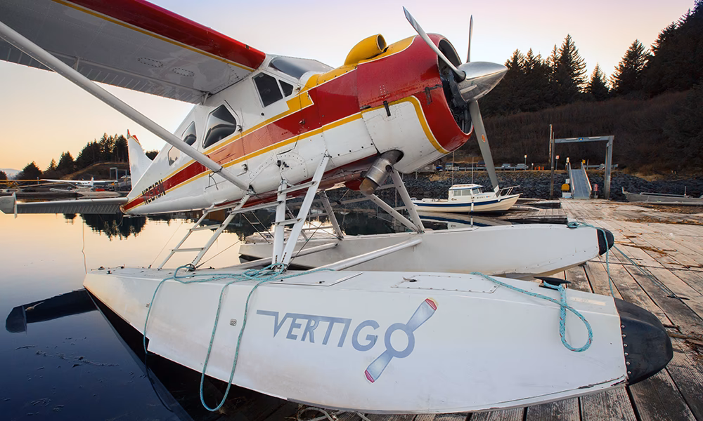 What can you do with an air taxi in Alaska?