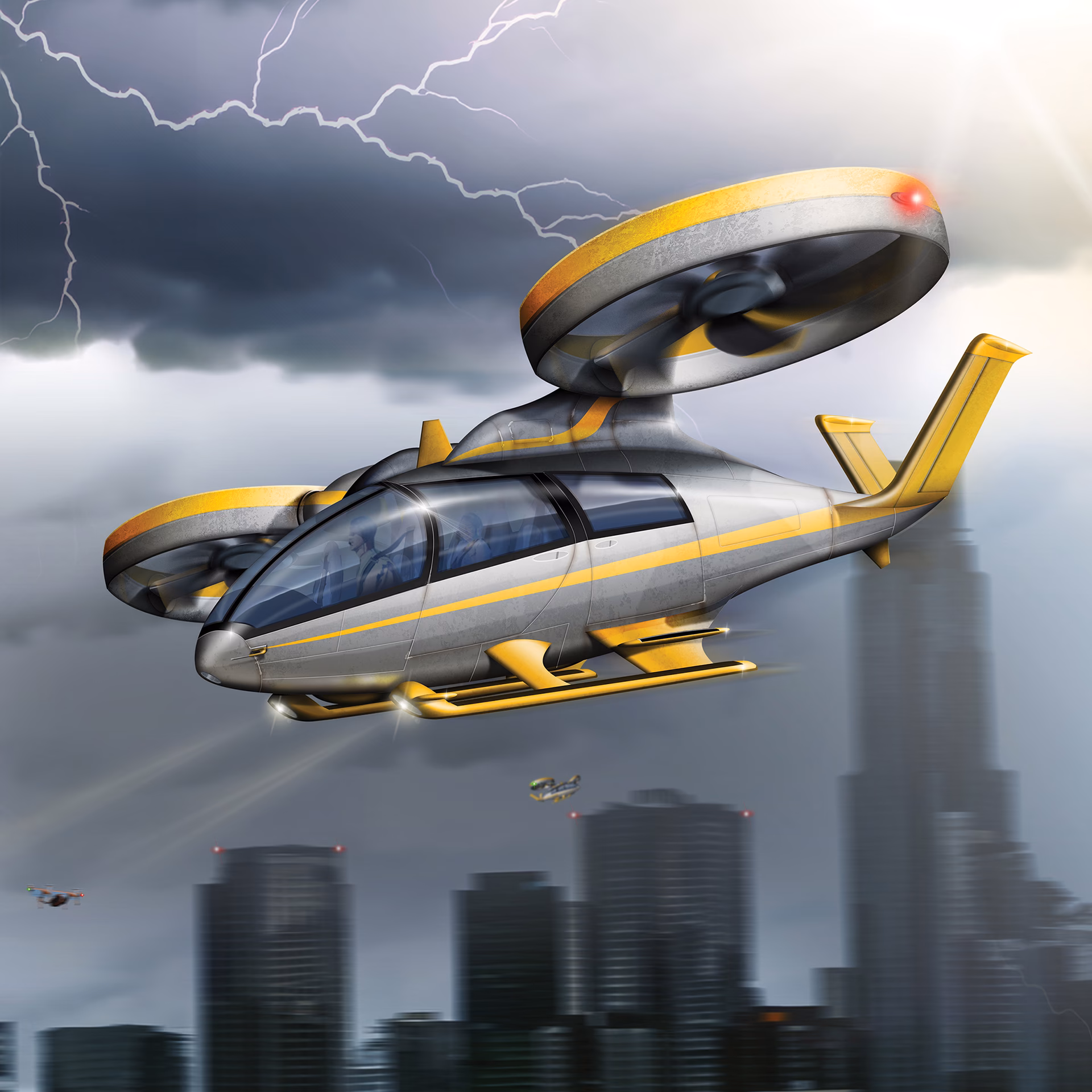 Are people ready for flying taxis?
