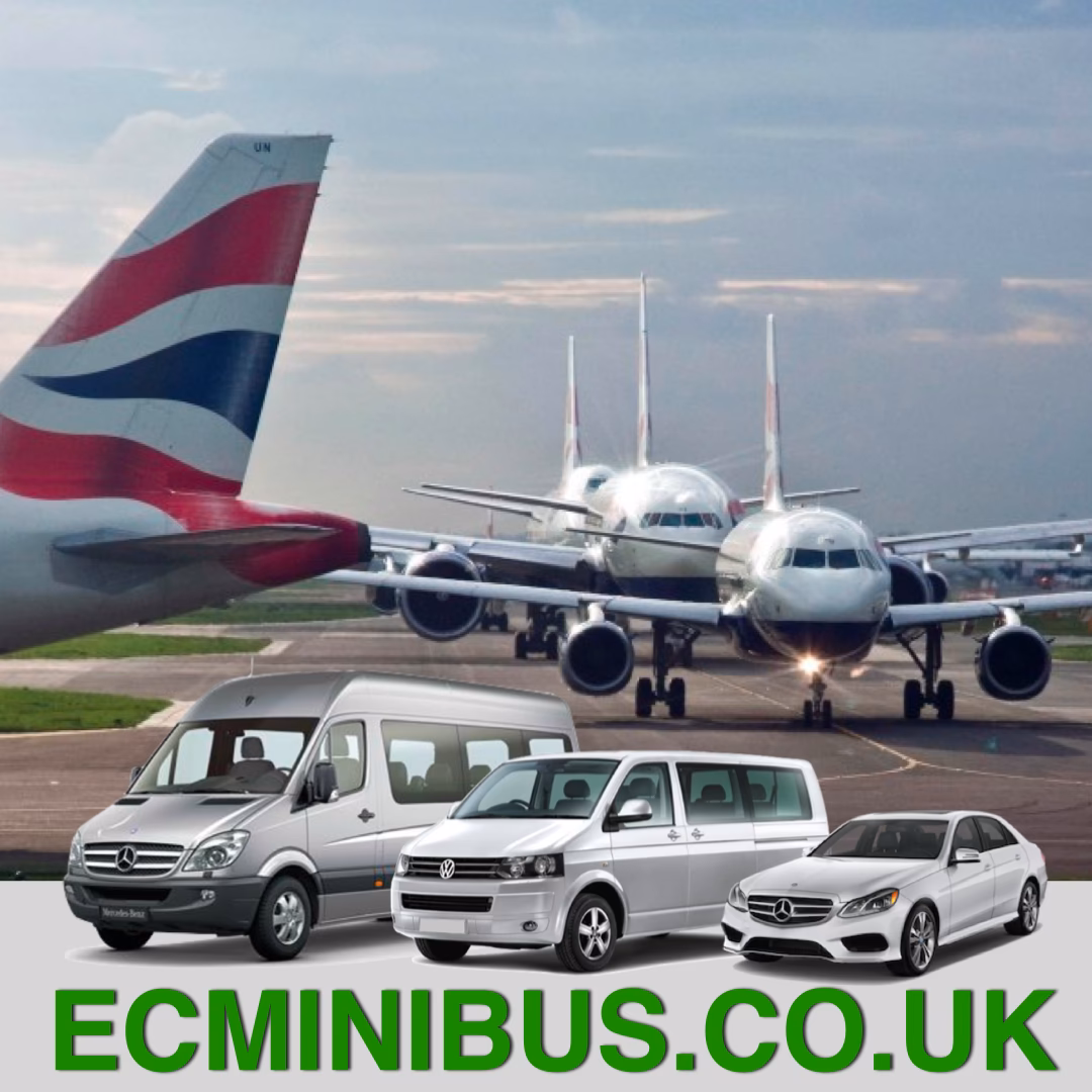 How do I get to London Gatwick Airport with a minibus?