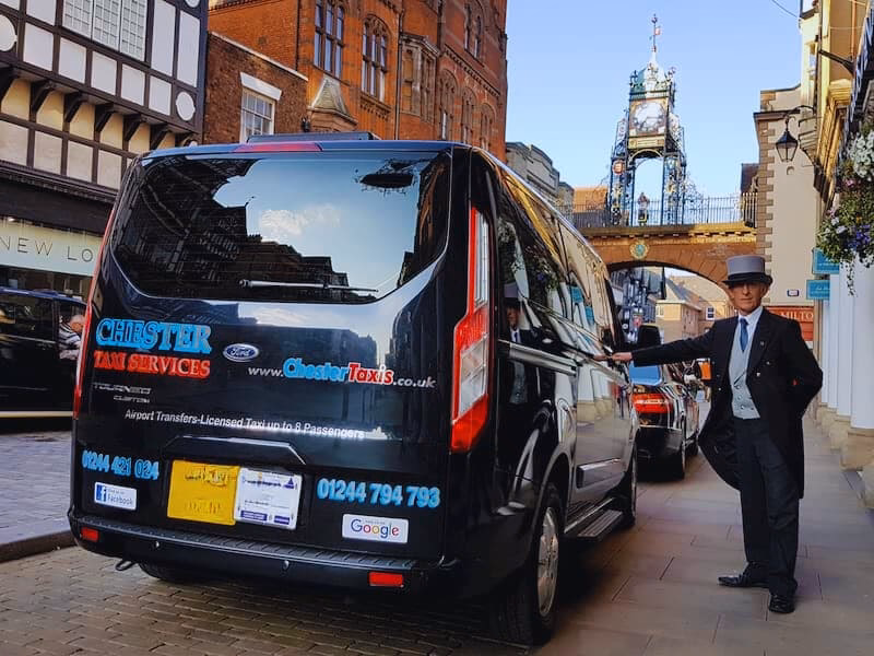 Which airport taxi services are available in Chester & Wirral & North Wales?