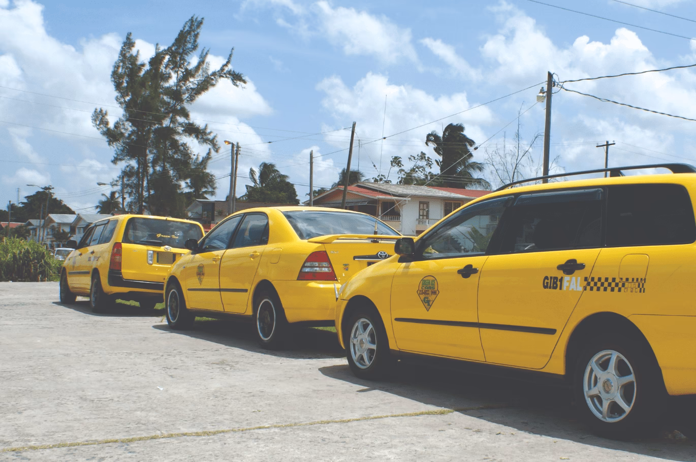 What if I can't find a taxi in Guyana?
