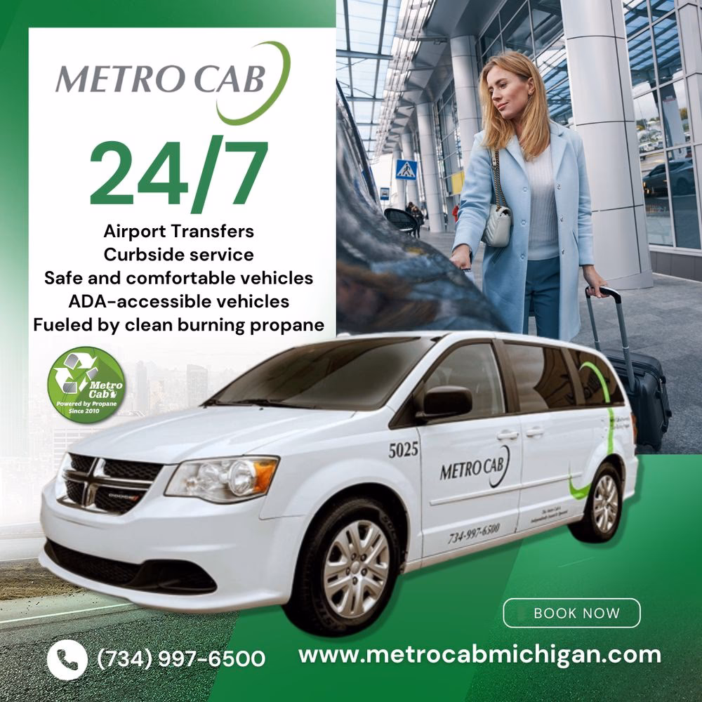 Does Qwik Park offer a taxi service in Romulus?