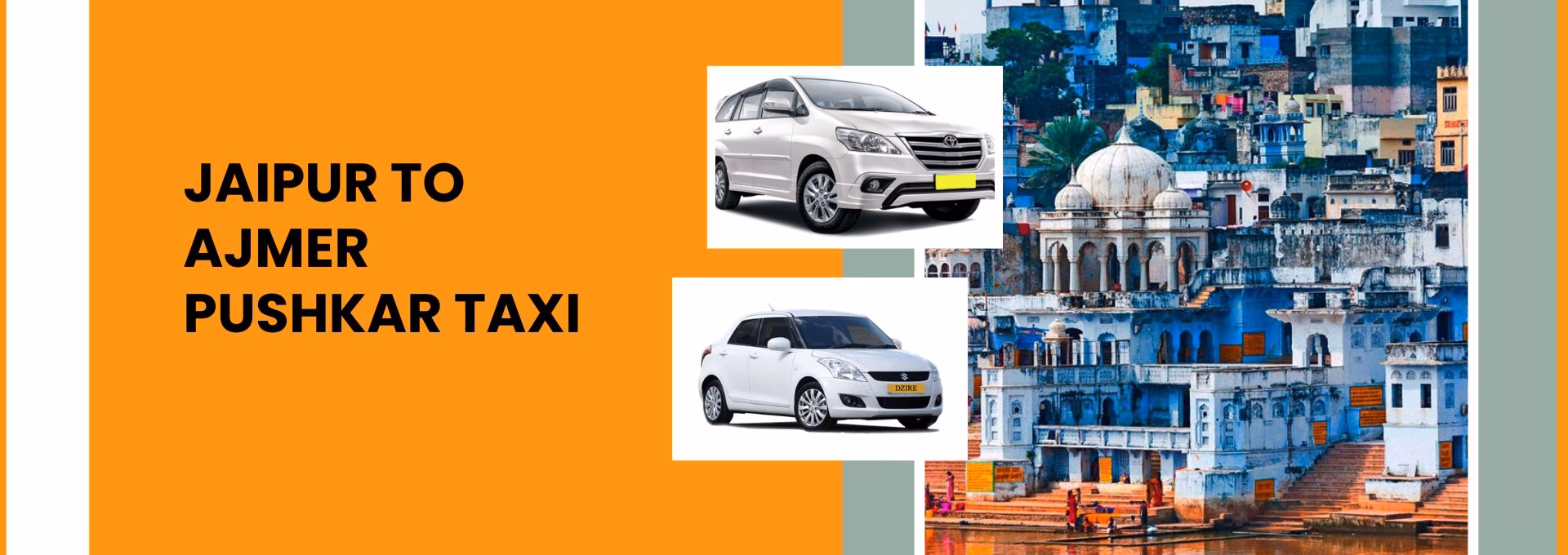 How much is a taxi from Ajmer to Pushkar?