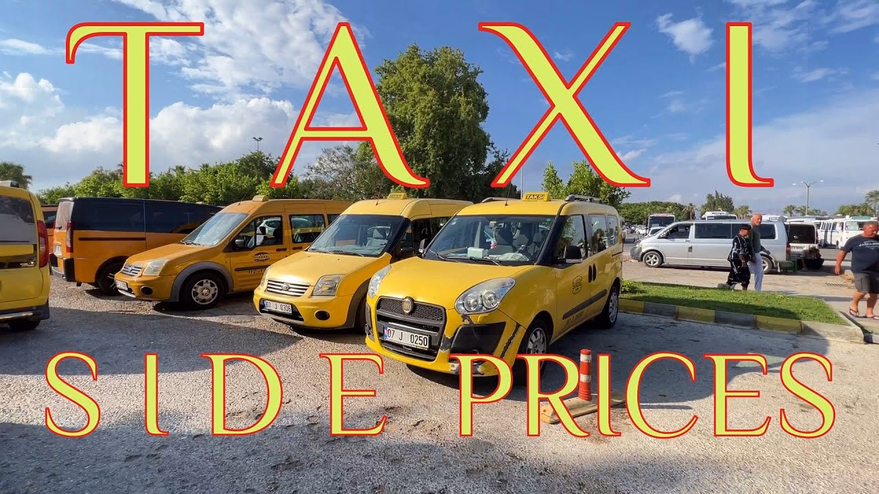 How much taxi fare from Antalya Airport to side?