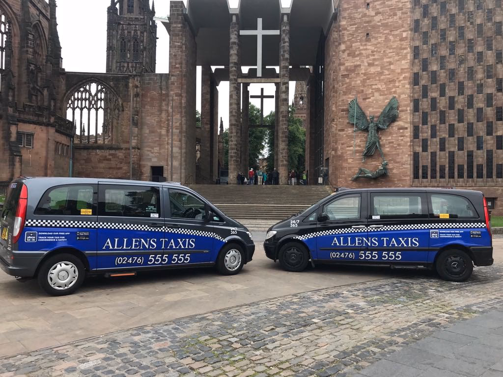 How much does a taxi cost in Coventry?