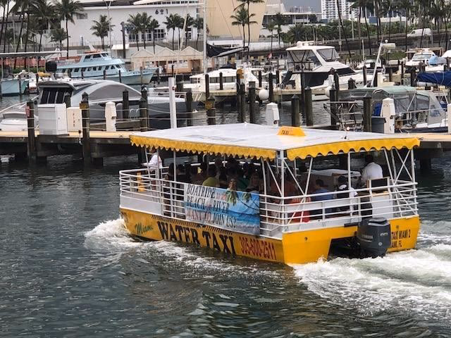 What is water taxi San Antonio Bay?