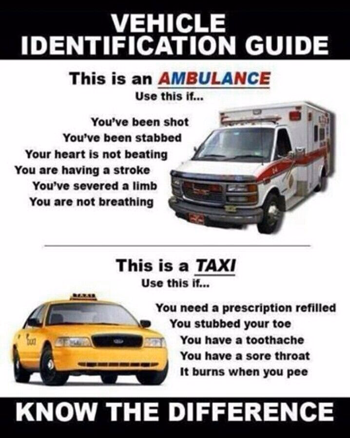 Is the ambulance service a duty of care?