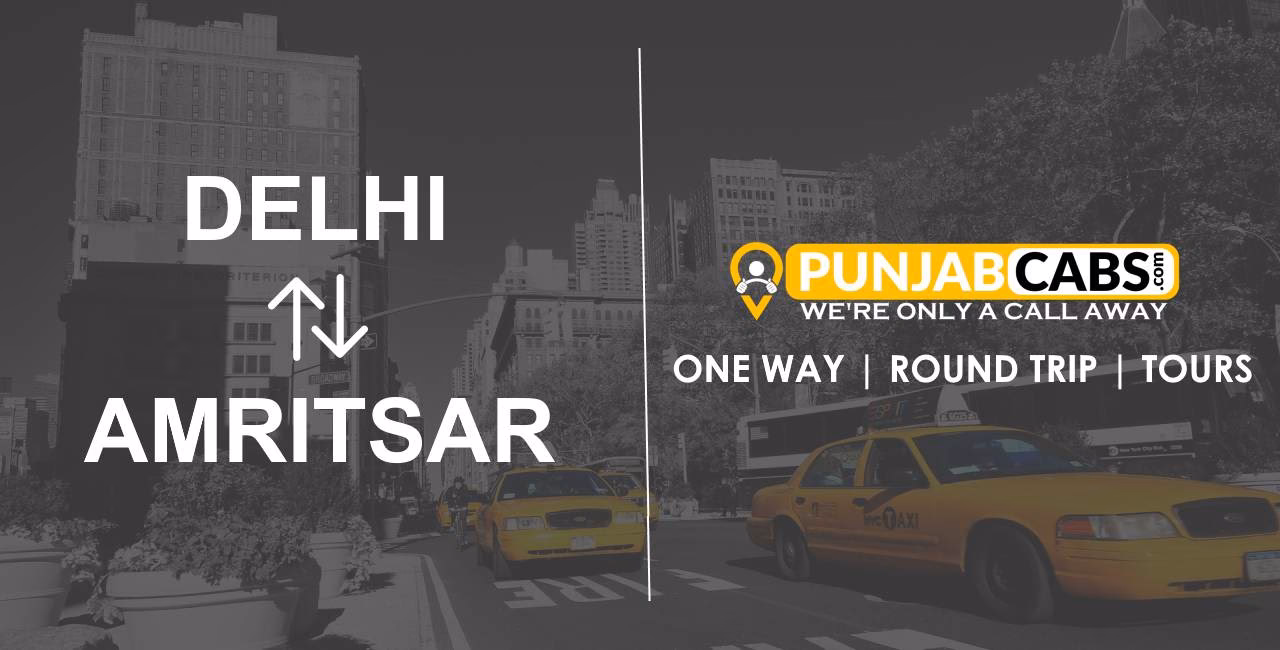 What is one way car rental from Delhi airport to Amritsar?