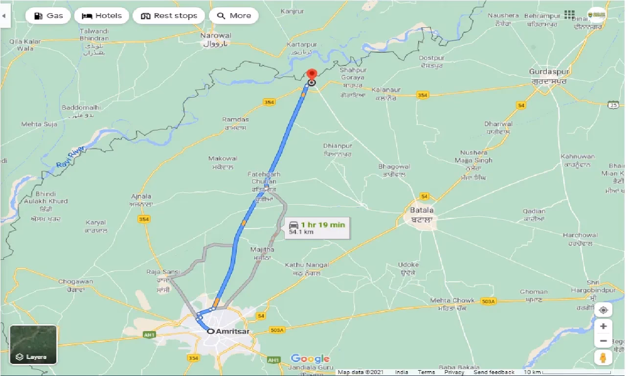 How many people died in Amritsar & Dera Baba Nanak?