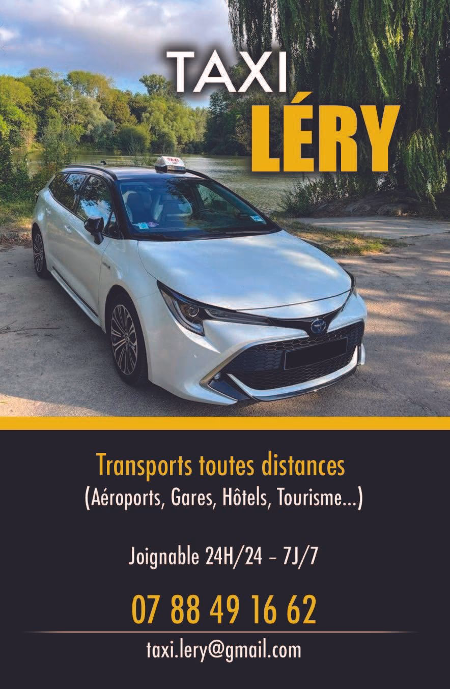 Does Alderney Airport have a taxi service?