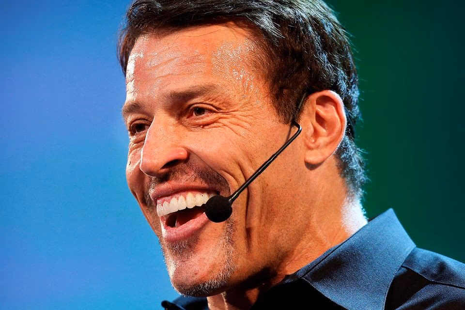 How did Tony Robbins help you become a better tennis player?