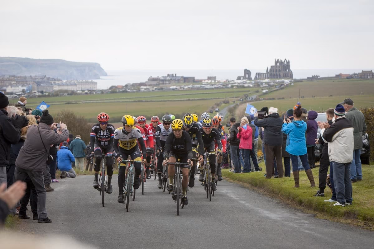 Where will the tour of Britain race take place in East Yorkshire?