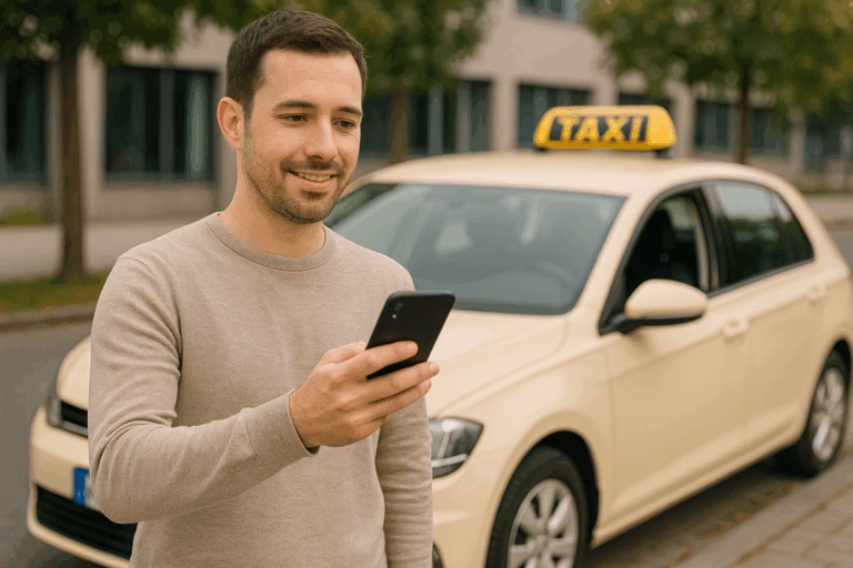 Are there taxi drivers in Frankfurt?