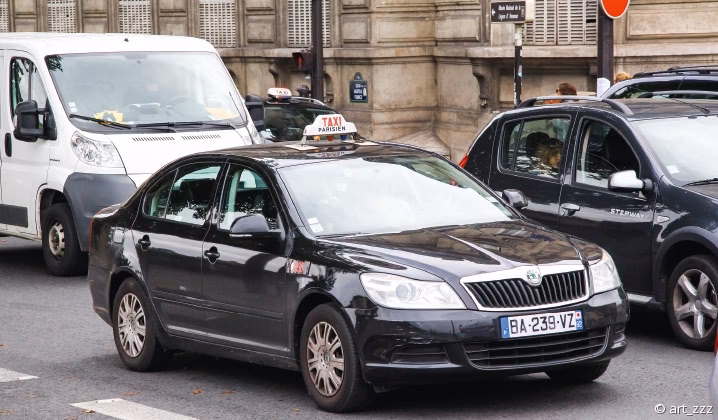 Combien de taxis sont référencés sur Paris ?