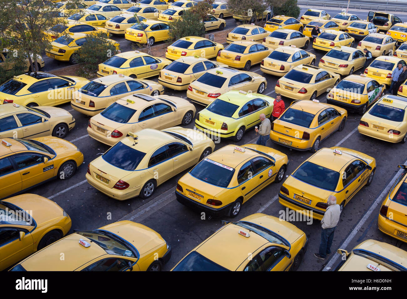 Should a taxi rank be on a bus stop?