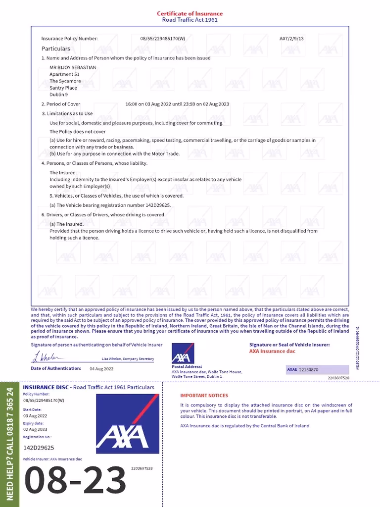 What is AXA business insurance?