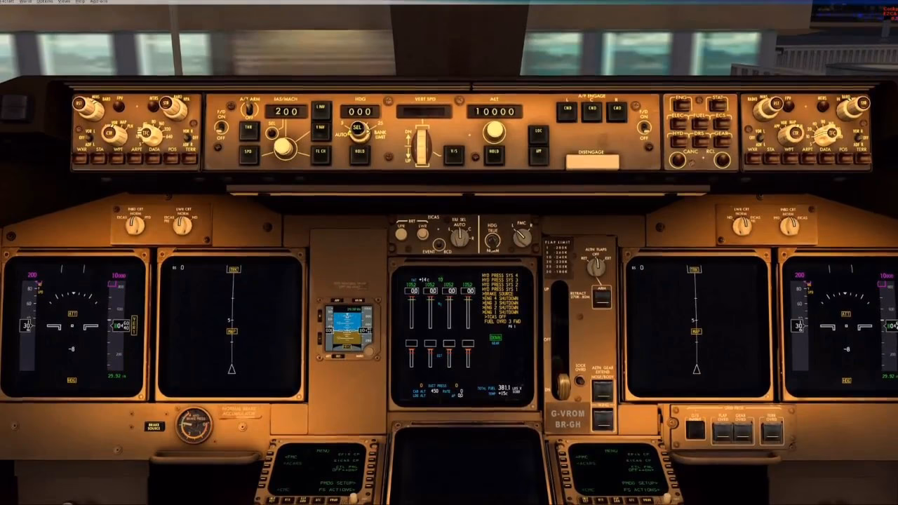 Is there a landing light on 742?