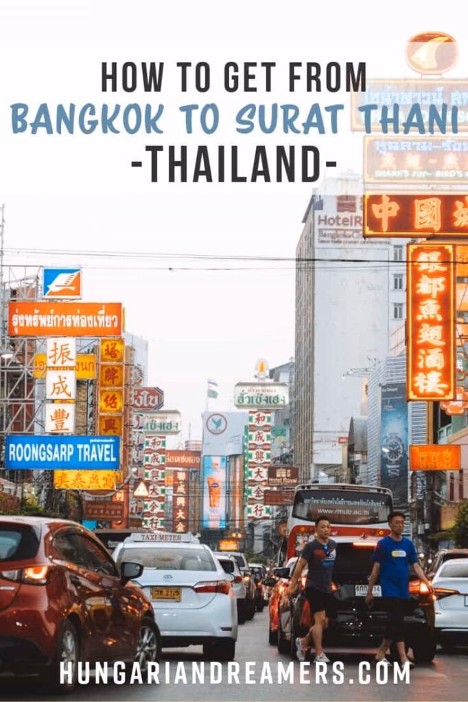 How many buses leave Bangkok to Surat Thani?