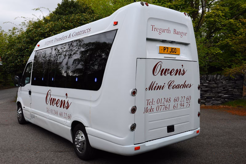 How far is Bangor (Gwynedd) from Holyhead?