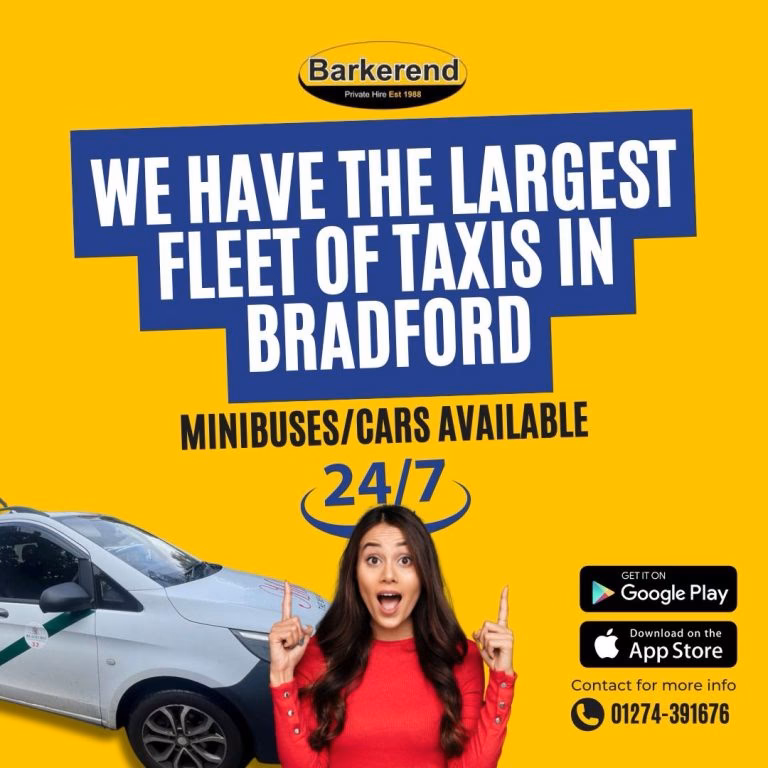 Where can I find Barkerend taxis in Bradford?