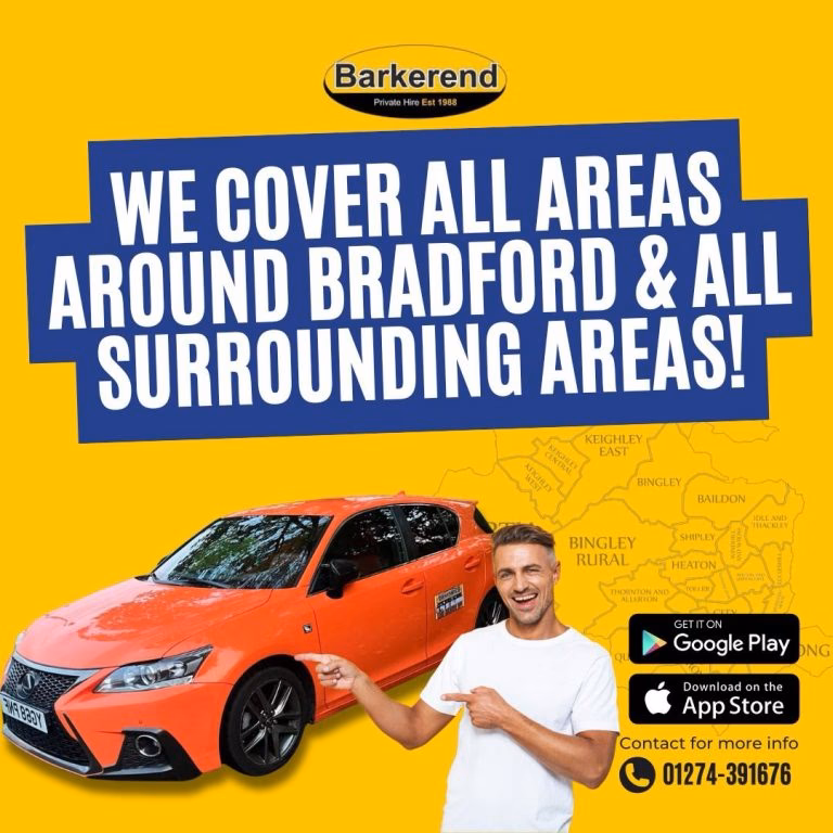 Where can I find Barkerend taxis in Bradford?