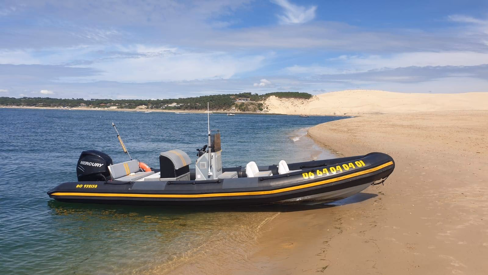 Comment partir en bateau de la dune du Pilat ?
