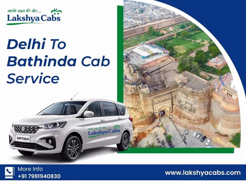 How much is the bus fare from Delhi to Bathinda?