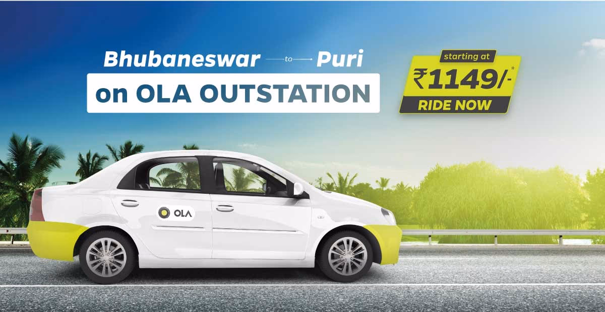 How much is a cab from Bhubaneswar Airport to Puri?