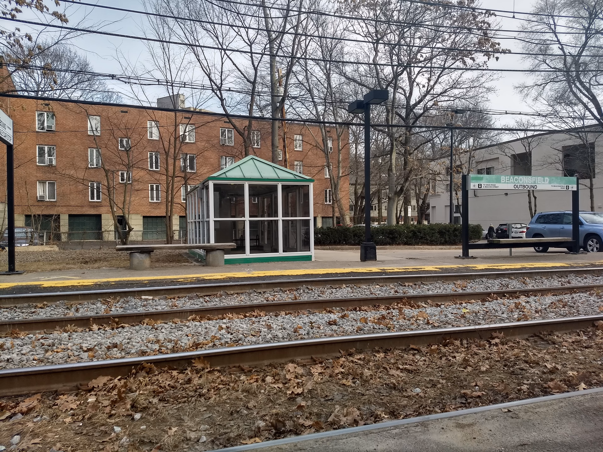 Where is the Beaconsfield train station?
