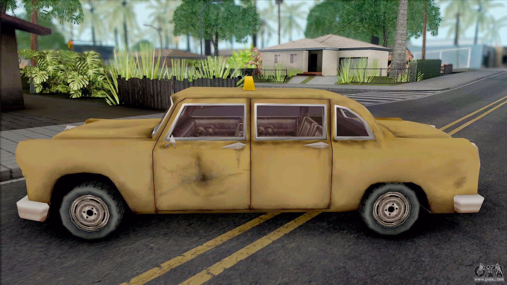 Does GTA San Andreas have a taxi mod?