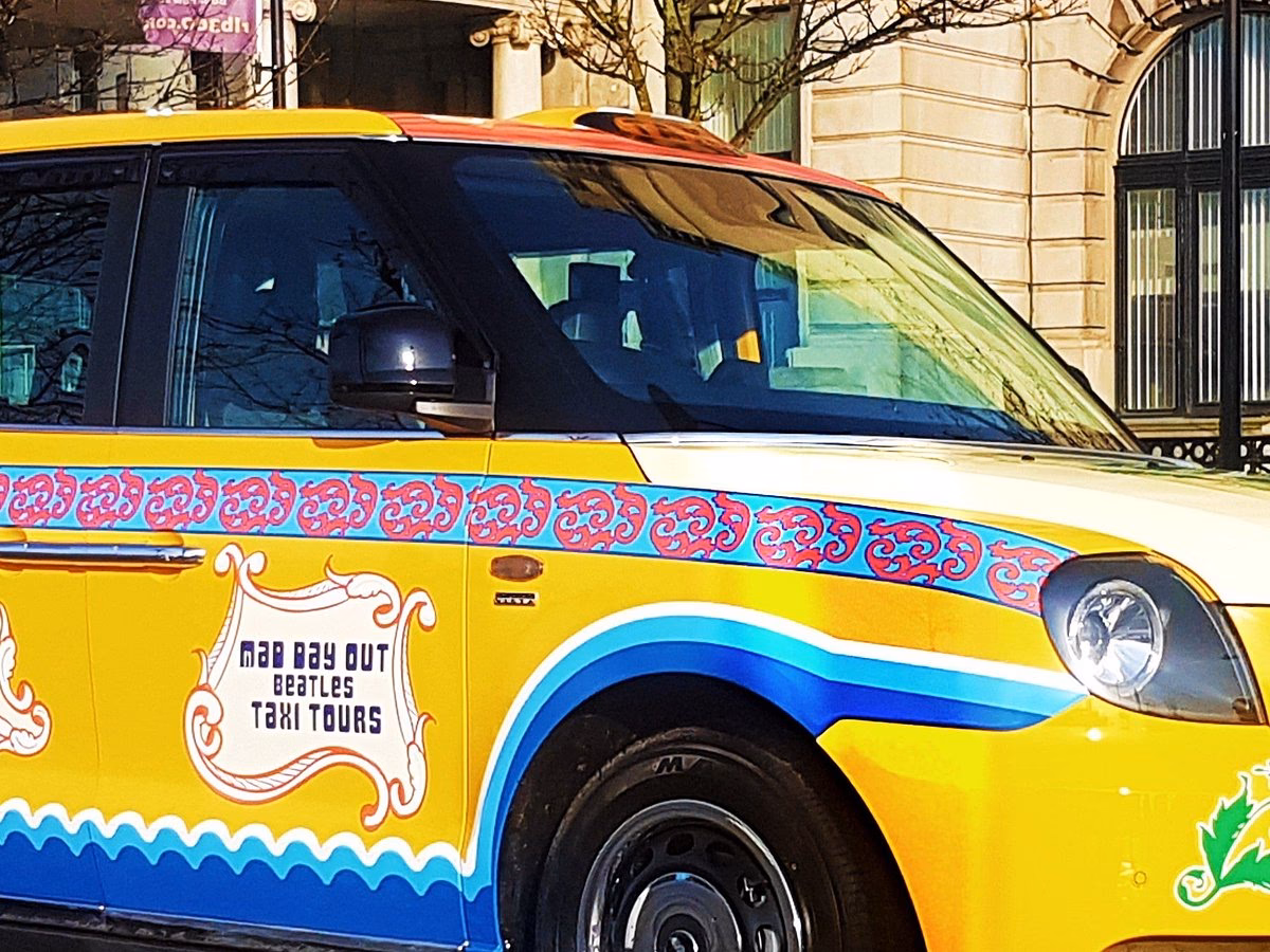 Where can I see the Beatles on a bus tour?