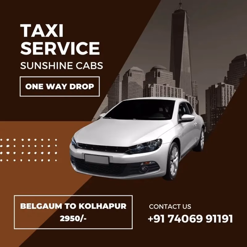 How to get a cab from Kolhapur to Belgaum?
