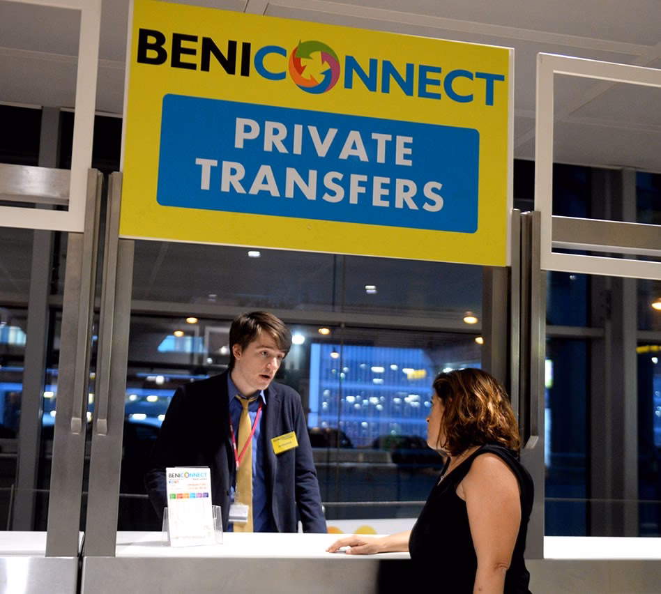 Does beniconnect offer airport shuttle service?